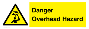 Danger Overhead Hazard